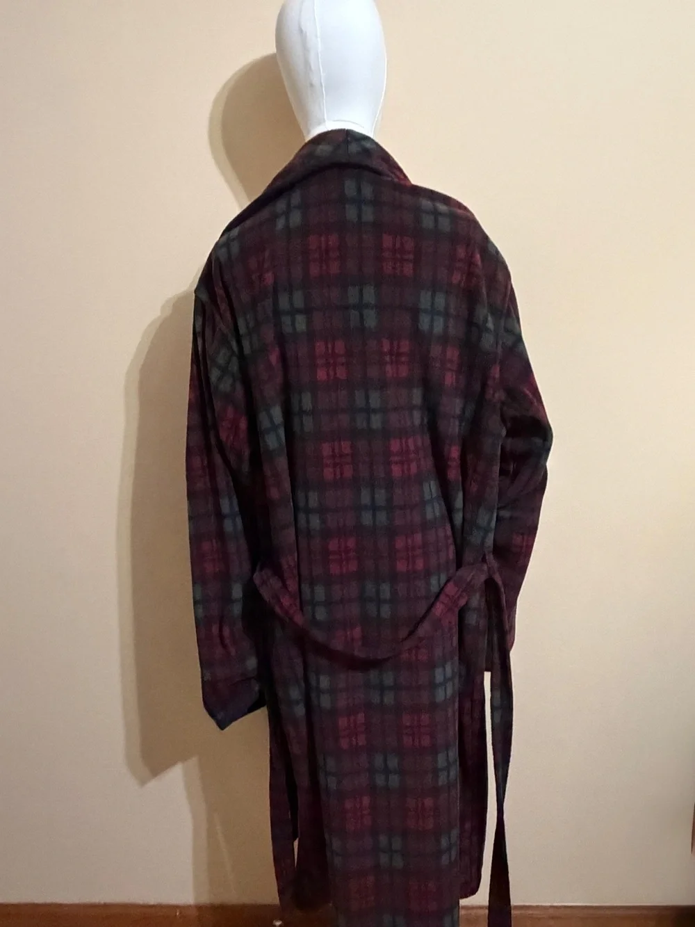 Vintage L.L. Bean Men’s Scotch‎ Plaid Flannel Robe - Size Medium